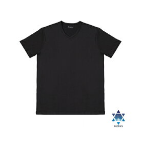 [Phiten]ファイテンメンズインナー 半袖Tシャツブラック サイズ：L