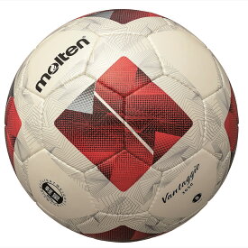 [molten]モルテンシニアサッカーボール 検定5号球ヴァンタッジオ3050軽量 シニアサッカー用(F5N3050-LR)シャンパンシルバー/レッド