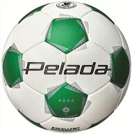 モルテン サッカーボール検定4号球 ペレーダ4000 F4K4000-WG ホワイト×メタリックグリーン