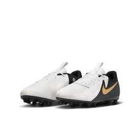 [NIKE]ナイキジュニアサッカースパイクナイキ ジュニア ファントム GX II アカデミー HG(FJ2602100)ホワイト/ブラック/メタリックゴールドコイン