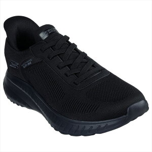 [SKECHERS]�X�P�b�`���[�Y�����Y�X���b�v�C���Y�����j���O�V���[�YBOBS SPORT SQUAD CHAOS-SOLID STEP(118312W)(BBK)�u���b�N