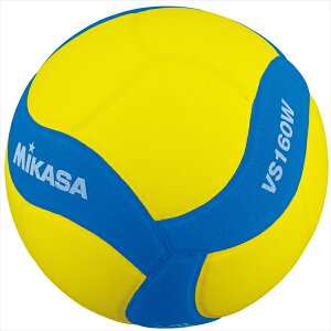 ミカサ バレーボール4号練習球 重量160g VS160W-Y-BL イエロー×ブルー