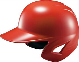 ゼット 軟式 打者用ヘルメット 両耳 BHL380 6400 レッド