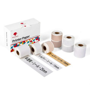 Phomemo M M02S M02Pro Ή M[ 15mm/25mm 3F e[v 15mmVo[E×3{ 15mmS[hE×3{@25mmE×2{@ m[Jbg V[p  ڒ