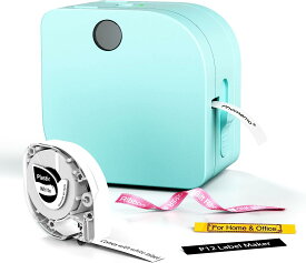 【10％OFFクーポンあり 10.31 23:59迄】【楽天1位常連】ラベルプリンター Phomemo P12proラベルライター テプラ スマホ 多機能ラベルメーカー 熱転写・感熱両用 シールメーカー 12mm幅 室外ラベル対応 Bluetooth接続 賞味期限 日付 整理整頓 名前ラベル 宛名 入園入学準備