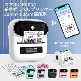 Phomemo M110 M220 感熱ラベルプリンター ラベルライター ミニプリンター 業務用 スマホ・PC対応 ラベルライター 20～80mm幅 シールプリンター サーマルプリンター 食品表示 連続印刷 バーコード 郵便 宛名 オフィス 自宅 整理整頓 充電式 Bluetooth接続 フォメモ公式