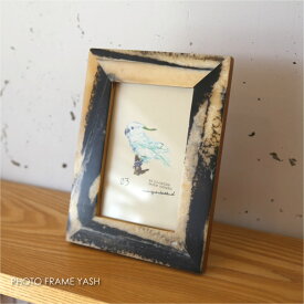 ＼ポイント最大37倍 27日 9:59まで／PHOTO FRAME YASH フォトフレーム ミニ 写真立て 壁掛け おしゃれ 結婚祝い 記念日 かわいい アンティーク インテリア オブジェ 置物 玄関 黒 ブラック マーブル 大理石