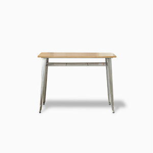 No.81 HIGH TABLE ハイテーブル カウンターテーブル カウンター 奥行き45 キッチン 対面 デスク I字 長方形 北欧 木製 木 ウッド 小さい 小さめ コンパクト 勉強 アイアン 脚 モダン おしゃれ かわ