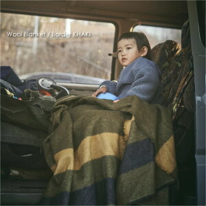 y[zBASSHU Wool Blanket Border KHAKI E[ uPbg J[L Y {  Ђ| ѕz 唻 傫 傫 HD \t@[ VRf k g ~ AEghA Lv ` 