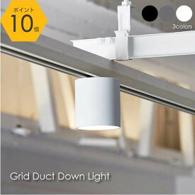 ＼ ポイント10倍／【ライティングレール専用】 ART WORK STUDIO Grid-duct down light 1灯 スポットライト ダクトレール 天井照明 モダン アルミ おしゃれ インテリア ライト ランプ 100W LED AW-0551E