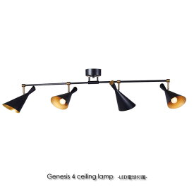 ＼ポイント最大37倍 17日 9:59まで／ARTWORK STUDIO Genesis 4-ceiling lamp (LED電球付属) 4灯 シーリングライト 明るい 照明 照明器具 北欧 アンティーク モダン おしゃれ スポットライト ダイニング モダン 天井 シンプル ライト ランプ 6畳 8畳 LED AW-0566E