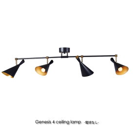 ＼ポイント最大37倍 17日 9:59まで／ARTWORK STUDIO Genesis 4-ceiling lamp (電球なし) 4灯 シーリングライト 明るい 照明 照明器具 北欧 アンティーク モダン おしゃれ スポットライト ダイニング モダン 天井 シンプル ライト ランプ 6畳 8畳 LED AW-0566Z