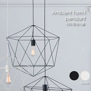 ARTWORK STUDIO Ambient form1 pendant(LED電球付属) ペンダントライト 照明 北欧 LED対応 ブラック ホワイト おしゃれ アンティーク モダン 60W AW-0470E