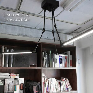 BRID STAND WORKER 3 ARM LED LIGHT V[OCg y_gCg V Ɩ Ɩ k LEDΉ  Fx F Lb` ItBX ubN 150W 003217