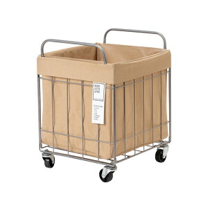 yDGY [zBRID WIRE ARTS & PRO FOLDING LAUNDRY SQUARE BASKET with CASTER 40L WIDE h[oXPbg  JS [ ܂ ܂肽 C[ k  _  J[g O[ zCg 