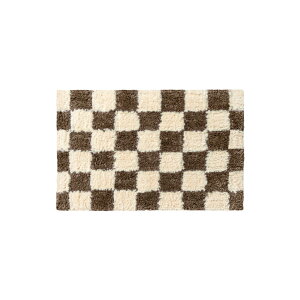 �y���[�zBRID Morocco CHECKER RUG 50×70cm �`�F�b�J�[ �`�F�b�N ���փ}�b�g ���� ���� ���O �~�� �k�� �����` ������� ���킢�� ���g�[ �i�`������ �V���v�� �|���G�X�e�� �O���[�� �u���E�� �O���[ 