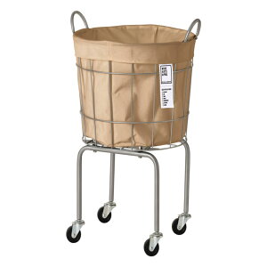 BRID WIRE ARTS & PRO LAUNDRY ROUND BASKET with CASTER LEG 35L h[oXPbg h[S oXPbg  JS LX^[ [ C[ k  _  J[g O[ zCg