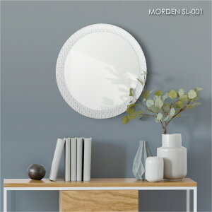 塩川光明堂 MORDEN SL series SL-001 ミラー 鏡 おしゃれ モダン アンティーク 北欧 和室 インテリア クラシカル 壁 壁掛け 丸 玄関 飛散防止
