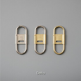 CANDY DESIGN&WORKS Delta キーホルダー 真鍮 かわいい 面白い 取り外し カラビナ ゴールド シルバー シャックル キーリング アンティーク ビンテージ ヴィンテージ CHW-08