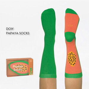 DOIY PAPAYA SOCKS ppC\bNX ʕ t[c Hו C 킢  Y fB[X uh Mtg v[g ̓yHL_NEW_18z
