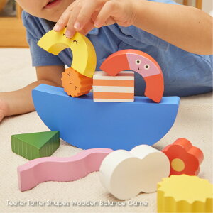 KIKKERLAND KIDOKI Teeter Totter Shapes Wooden Balance Game LbJ[h  m mߋ ؐ oXQ[ ςݖ wK ׋ q j̎q ̎q Q[ 蕨 v[g Mtg  V 