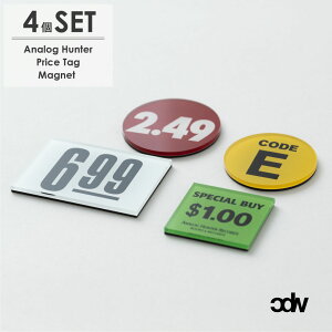 y[֑Ή250~zCANDY DESIGN&WORKS Analog Hunter Price Tag Magnet }Olbg   킢 zCg{[h ①ɂɓ\ ①ɂɓ\  ①  փhA Lb` ʏ wZ 