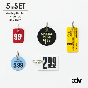 �y���[���֑Ή�250�~�zCANDY DESIGN&WORKS Analog Hunter Price Tag Key Plate �L�[���x�� �L�[�����O �L�[�z���_�[ ���^ �L�[�`�F�[�� �L�[ �� �g�� ���O�� �R���p�N�g �J���r�i �p�[�c ���� ���i �֗� �`