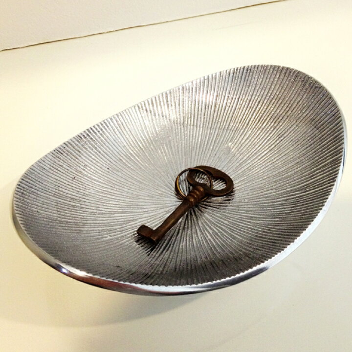 楽天市場】【楕円型・模様付き】Aluminium Oval Tray アルミニウム 