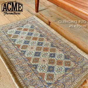 ACME FURNITURE GLENOAKS RUG 45×70 �O�����I�[�N�X���O �l�C�e�B�u �k�� �~�� �x�[�W�� ������� �A���e�B�[�N ���_�� ���փ}�b�g ���� ����