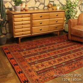 ACME FURNITURE アクメファニチャー MONTECITO RUG 120×160 ラグ ネイティブ 北欧 敷物 レッド 赤 幾何学模様 おしゃれ アンティーク モダン 雑貨 インテリア ナチュラル 厚手