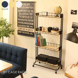 Mash BY CAGE RACK bN 4i LX^[t I Hi 65cm s35cm [ ȃXy[X Vv  k ؐ ԗ oXPbg JS S  ubN  zCg F CG[ BCR-640