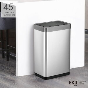 EKO �~���[�W�� X �Z���T�[�r�� 45L 45���b�g�� �S�~�� ���ݔ� �_�X�g�{�b�N�X �X���� USB �Z���T�[ �X�e�����X �ӂ��t�� ���� �� �����Ȃ� �^�� �J�� �����J�� ���� �d�� �C���e���A ������� 