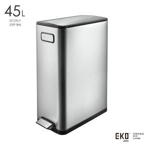 EKO �G�R�t���C�X�e�b�v�r�� 45L 45���b�g�� �S�~�� ���ݔ� �_�X�g�{�b�N�X �X���� �L���X�^�[ �y�_�� �X�e�����X �ӂ��t�� ���� �� �����Ȃ� �C���e���A ������� ���_�� �V���v�� �k�� �V���o
