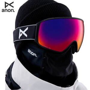 「全品5-15倍 27日08時迄」24-25 ANON ゴーグル M4(球面) LOW BRIDGE FIT ボーナスレンズ+MFIマスク 20341106: 正規品/アノン/スノーボード/メンズ/スノボ/snow