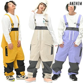 「全品10倍 11日02時迄」23-24ANTHEM ビブパンツ THUGRIDE BIB PANTS an2334: 正規品/メンズ/レディース/スノーボードウエア/アンセム/スノボ/snow