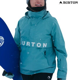 23-24 レディース BURTON ジャケット Women's FROSTNER ANORAK Jacket 23360101: 正規品/スノーボードウエア/バートン/snow