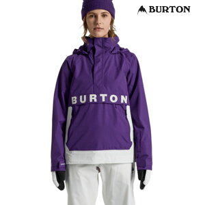 uSi5-15{ 1608v24-25 fB[X BURTON WPbg Women's FROSTNER ANORAK Jacket 23360102: Ki/Xm[{[hEGA/o[g/snow