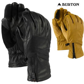 23-24 BURTON グローブ [ak] Leather Tech Glove 10298103: 正規品/スノーボードウエア/バートン/メンズ/スノボ/snow