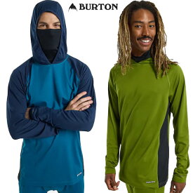 22-23 BURTON インナー Midweight X Base Layer Long Neck Hoodie 22201102: 正規品/バートン/スノーボードウエア/メンズ/snow