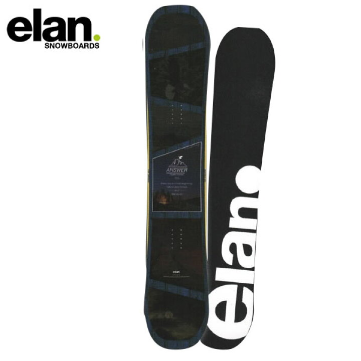 楽天市場】「全品5-15倍 16日08時」23-24 ELAN スノーボード ANSWER 