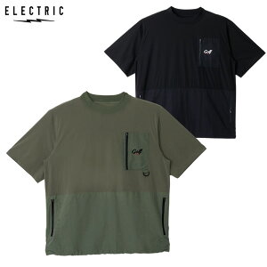 �u�S�i5-15�{ 19��14��-21��08�����v�y�䂤�p�P�b�g�z26SS ELECTRIC �S���t �V���c EG26ST03 GOLF LOGO MOCK NECK NYLON CARGO POCKET�F ���K�i/�G���N�g���b�N/�����Y