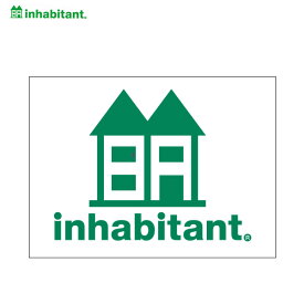 「全品10-15倍 04日12時-11日02時迄」【ゆうパケット】 INHABITANT ステッカー 家 ISM22AC04: 正規品/インハビタント/snow