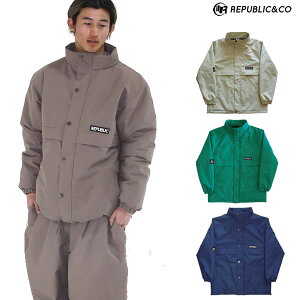 23-24 REPUBLIC&CO �W���P�b�g HYPE SWING TOP JACKET: ���K�i/�����Y/�X�m�[�{�[�h�E�G�A/���p�u���b�N/snow