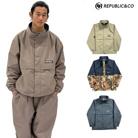 「全品10倍 11日02時迄」【予約商品】24-25 REPUBLIC&CO ジャケット HYPE SWING TOP JACKET: 正規品/メンズ/スノーボードウエア/リパブリック/snow