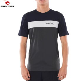 「全品10倍 11日02時迄」【ゆうパケット】22SS RIP CURL ラッシュガードTシャツ UNDERLINE PANEL UVT SS wlyypm: 正規品/メンズ/リップカール/半袖/surf