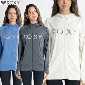 【ゆうパケット】23SS ROXY ラッシュガード MERMAID LOGO PARKA rly231028: 正規品/レディース/ロキシー/長袖/フィットネス/surf