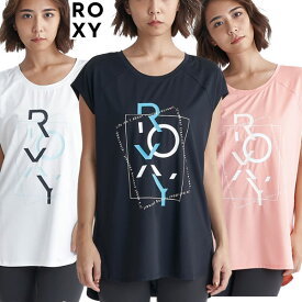 【ゆうパケット】24SS ROXY ラッシュガードTシャツ STAY CREATIVE RST242512: 正規品/レディース/ロキシー/半袖/surf