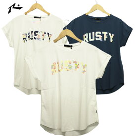 【ゆうパケット】24SS レディース RUSTY ラッシュガードTシャツ 924-467: 正規品/ラスティー/924467/半袖/surf