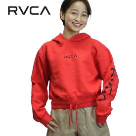 「全品5-10倍 26日08時迄」19SP レディース RVCA パーカー BOUND POINT PULL OVER aj043-012 red 国内正規品/ルーカ/ プルオーバー/aj043012/cat-fs