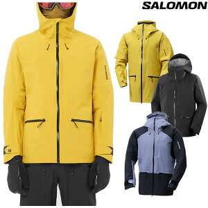 【即納】25-26 SALOMON スキージャケット ABSOLUTE 3L JKT : 正規品/サロモン/メンズ/スキーウェア/snow